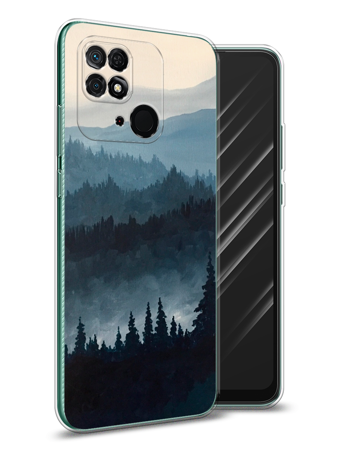 

Чехол Awog на Xiaomi Redmi 10C "Туманные горы", Разноцветный, 313450-4