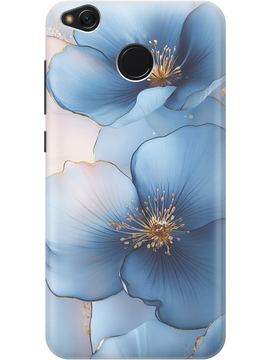 

Силиконовый чехол на Xiaomi Redmi 4X с принтом "Голубые ирисы", Прозрачный;голубой;синий, 714398824
