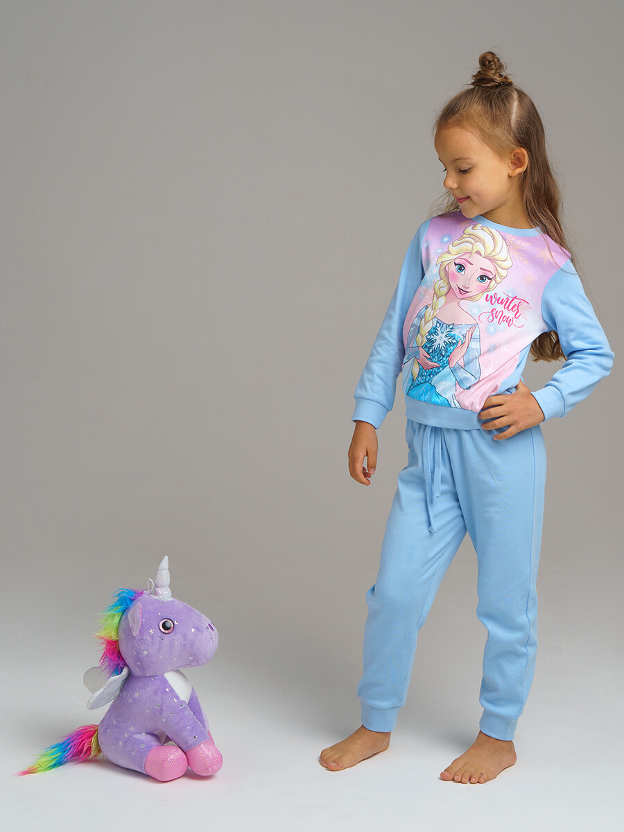 

Костюм повседневный PlayToday 32042821, розовый, разноцветный, 128, Голубой, 32042821