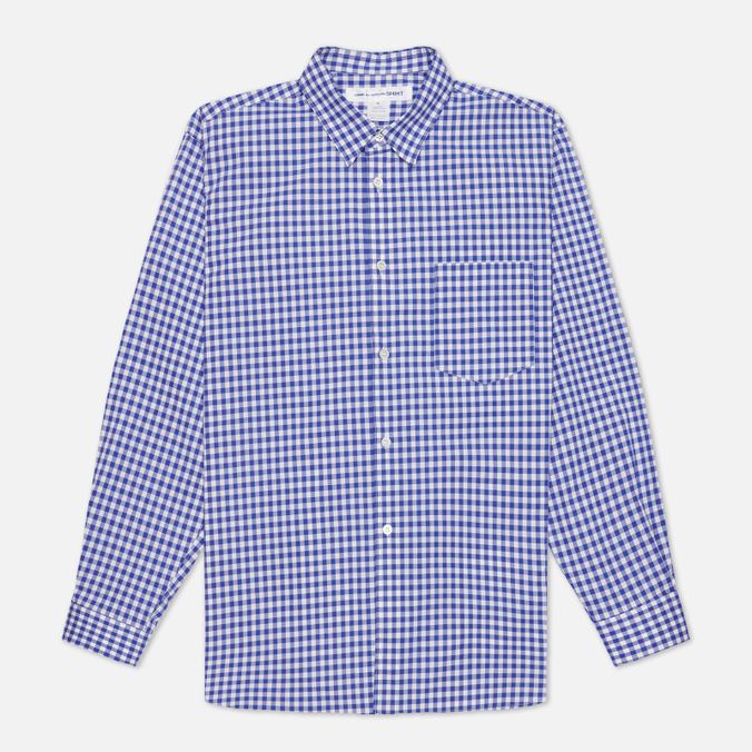 фото Рубашка мужская comme des garcons shirt fz-b010-per голубая m