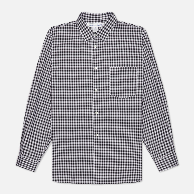 фото Рубашка мужская comme des garcons shirt fz-b010-per черная m