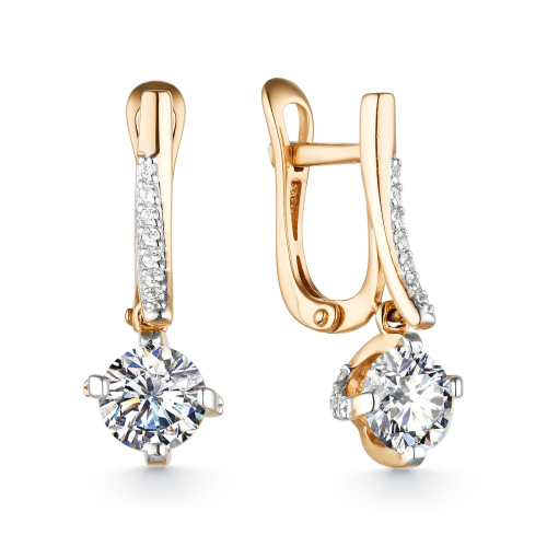 

Серьги из красного золота Гранат 1.20.11.0824.00-3188, swarovski\ фианит, 1.20.11.0824.00-3188