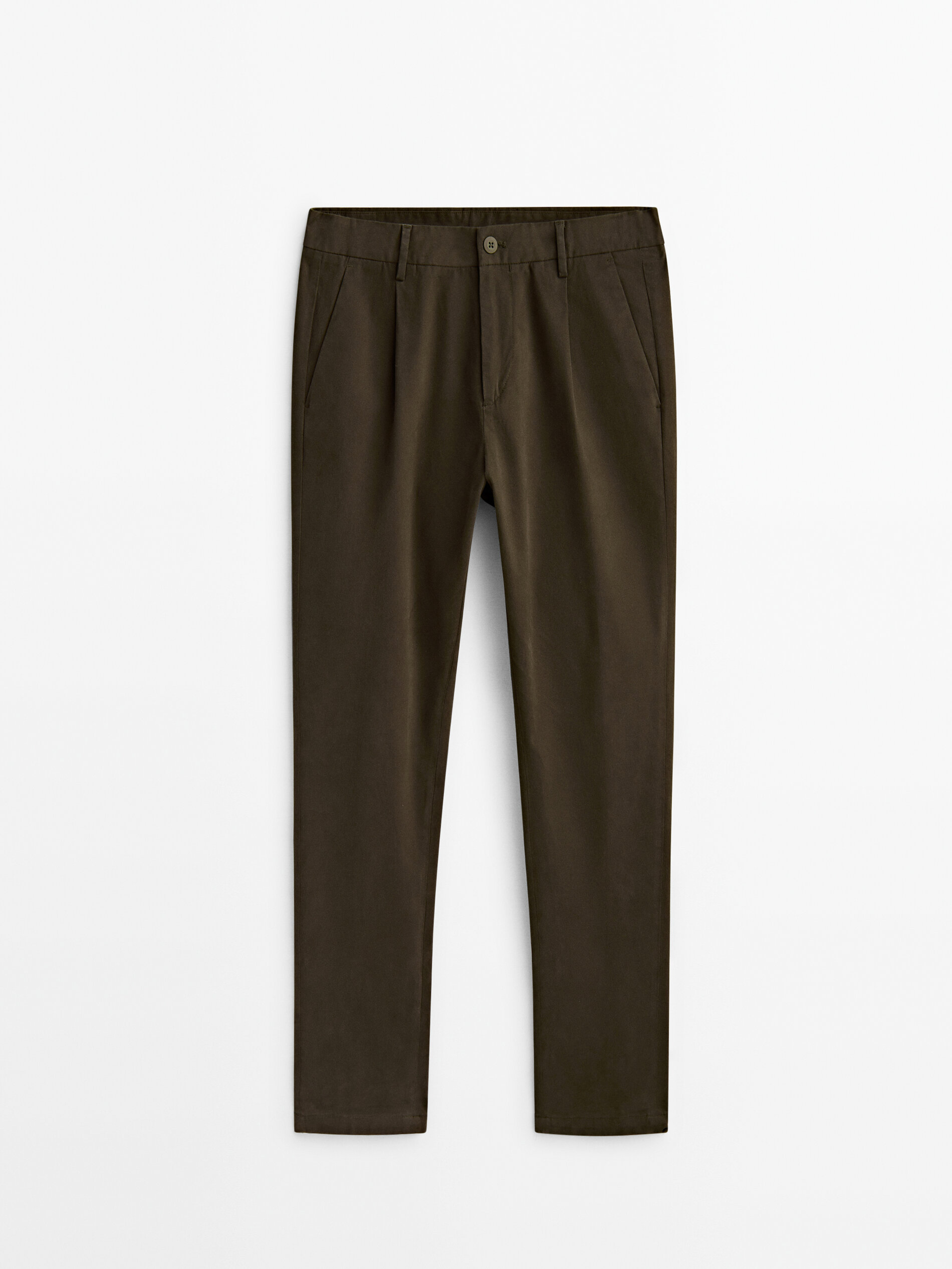 

Брюки мужские Massimo Dutti 00029019500 зеленые 42, 00029019500