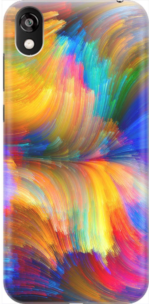 

Чехол на Honor 8S/Huawei Y5 (2019) "Акварельное небо", Желтый;фиолетовый, 1907