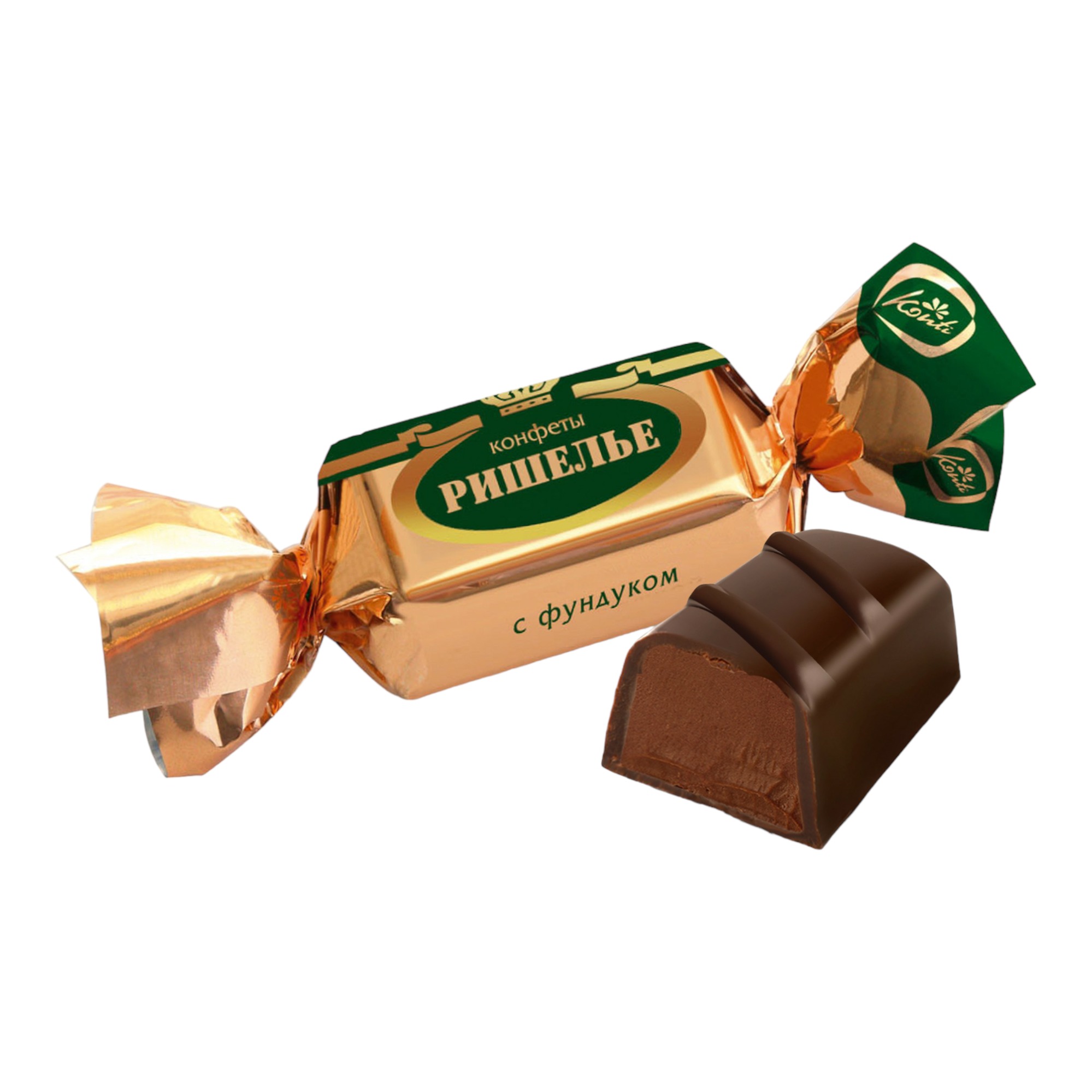 Конфеты шоколадные Konti Ришелье с фундуком