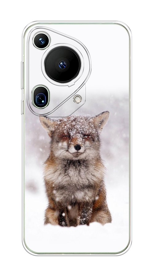 

Чехол на Huawei Pura 70 Ultra "Зимняя лиса", Белый;серый;коричневый, 6124550-1