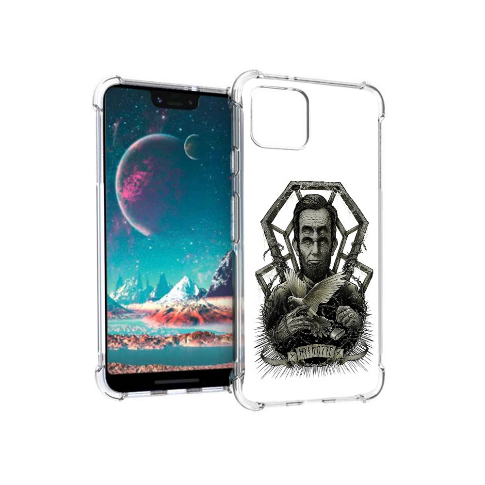 

Чехол MyPads Tocco для Google Pixel 4 франклин абстракция, Прозрачный, Tocco