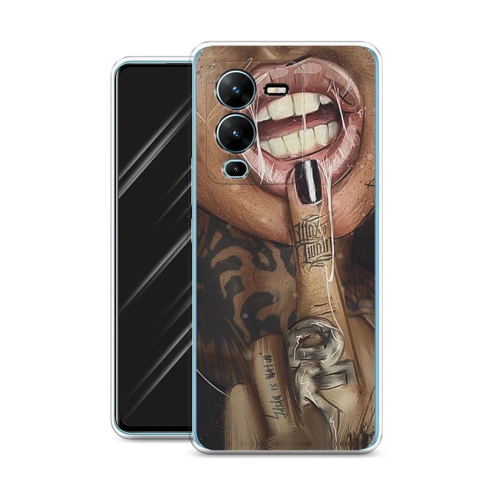 

Чехол Awog на Vivo V25 Pro 5G "Девушка с татуировками", Разноцветный, 267450-9