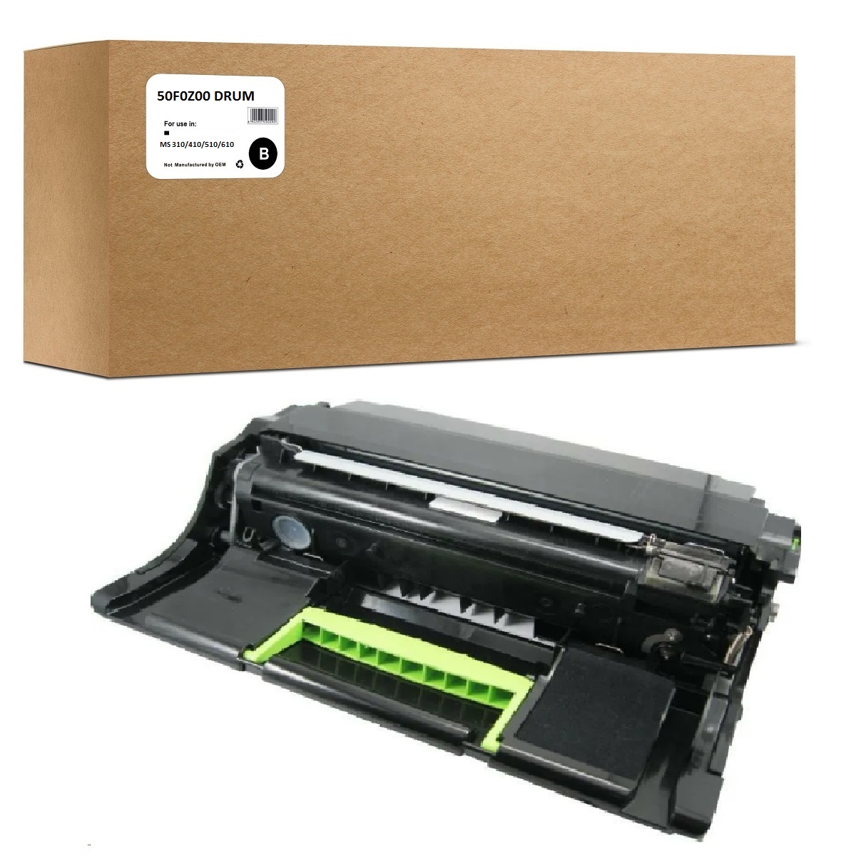

Картридж OEM 50F0Z00 для Lexmark MS 310/410/510/610 60K DRUM, Черный, OEM 50F0Z00 DRUM