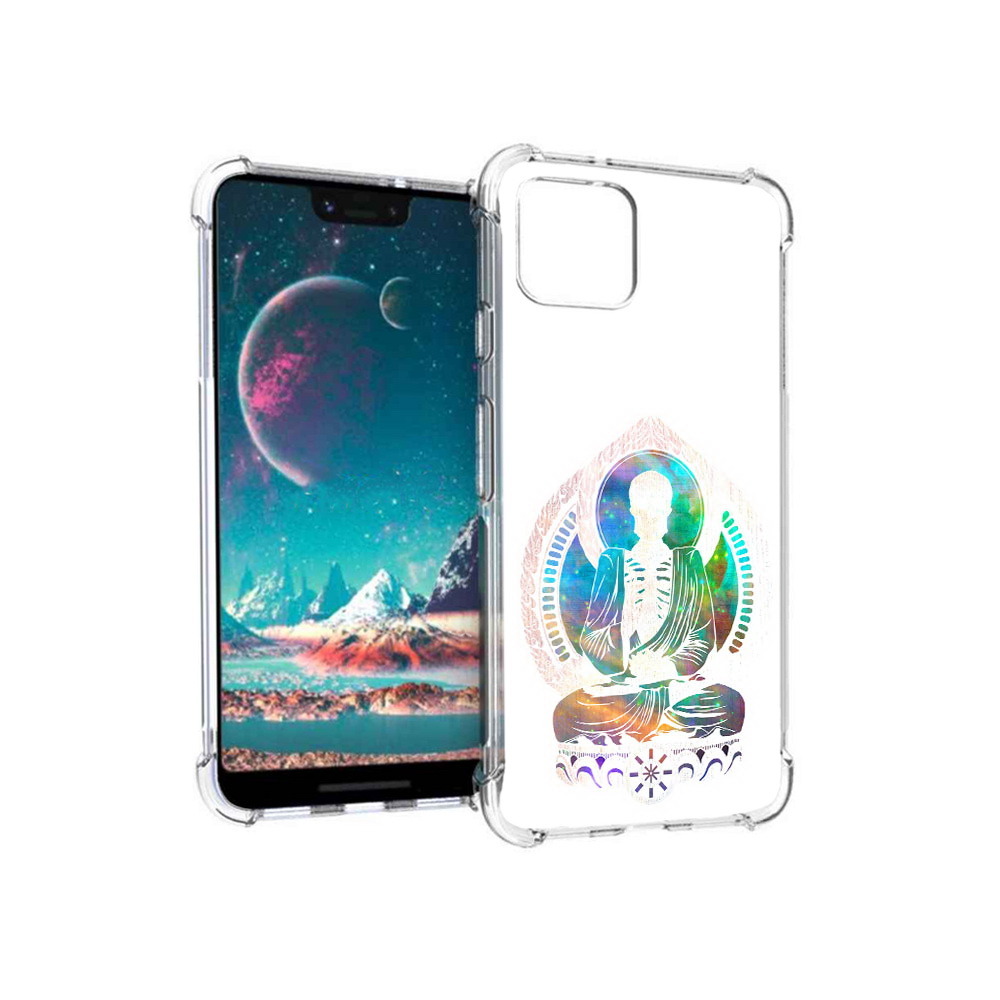 

Чехол MyPads Tocco для Google Pixel 4 умный скелет, Прозрачный, Tocco