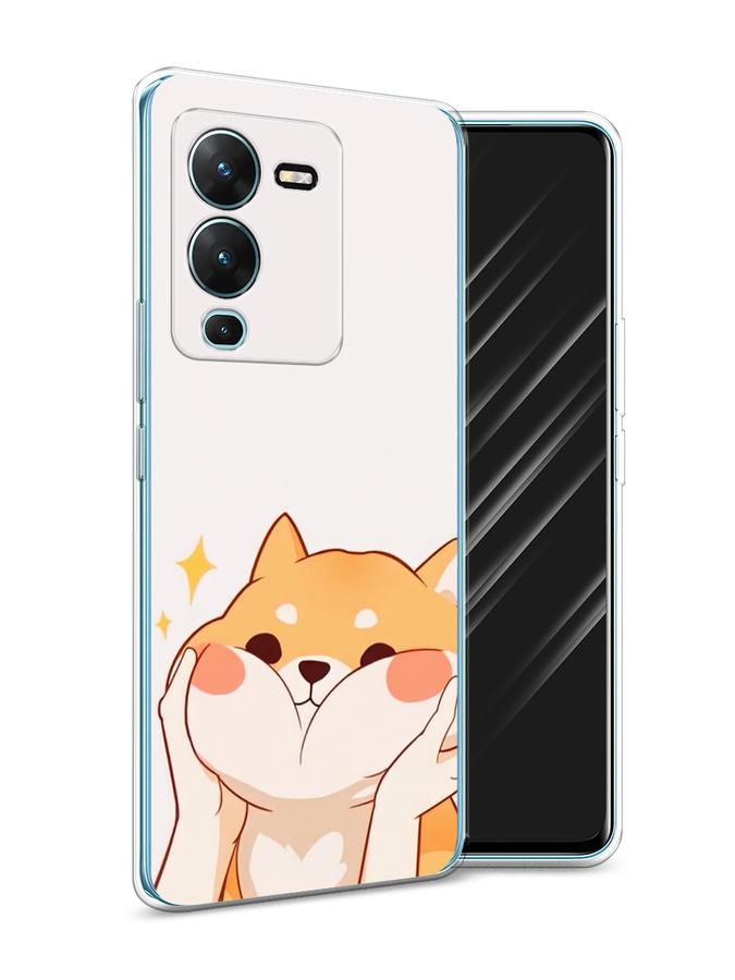 

Силиконовый чехол Awog "Сладкий песик" для Vivo V25 Pro 5G, Розовый, 267450-1