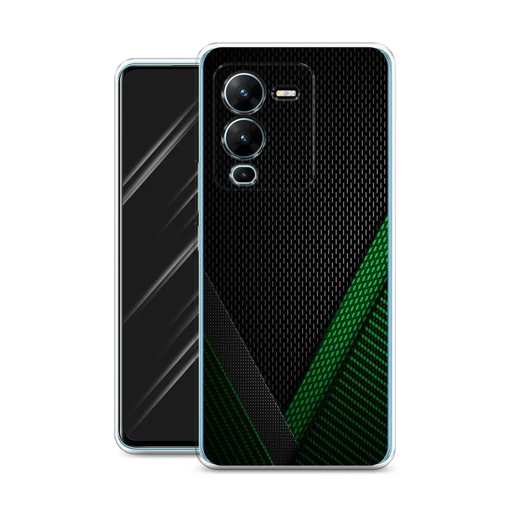 

Чехол Awog на Vivo V25 Pro 5G "Зеленый карбон", Зеленый;черный, 267450-3