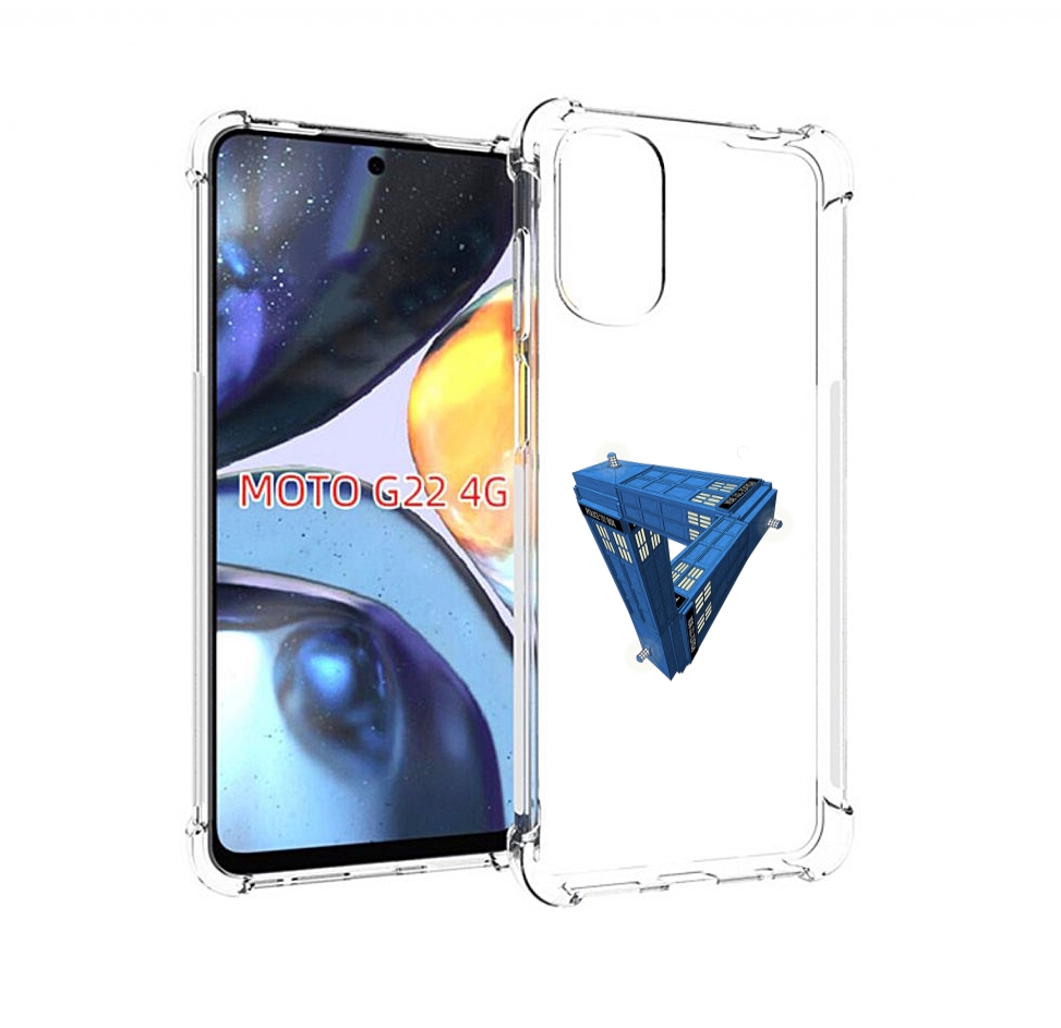 

Чехол MyPads головолока абстракция для Motorola Moto G22 4G, Прозрачный, Tocco