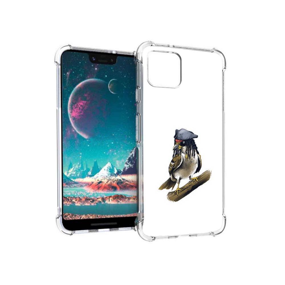 

Чехол MyPads Tocco для Google Pixel 4 Джек воробей, Прозрачный, Tocco