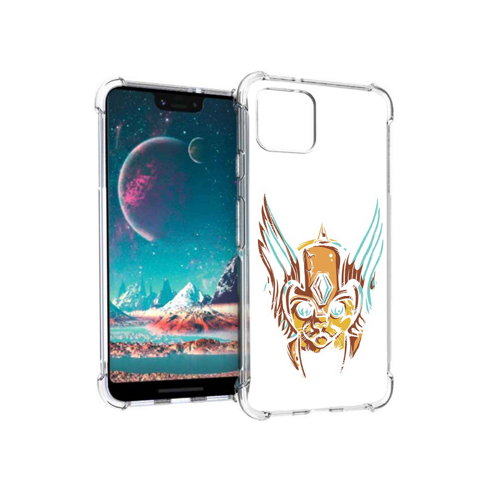 

Чехол MyPads Tocco для Google Pixel 4 тор абстракция, Прозрачный, Tocco