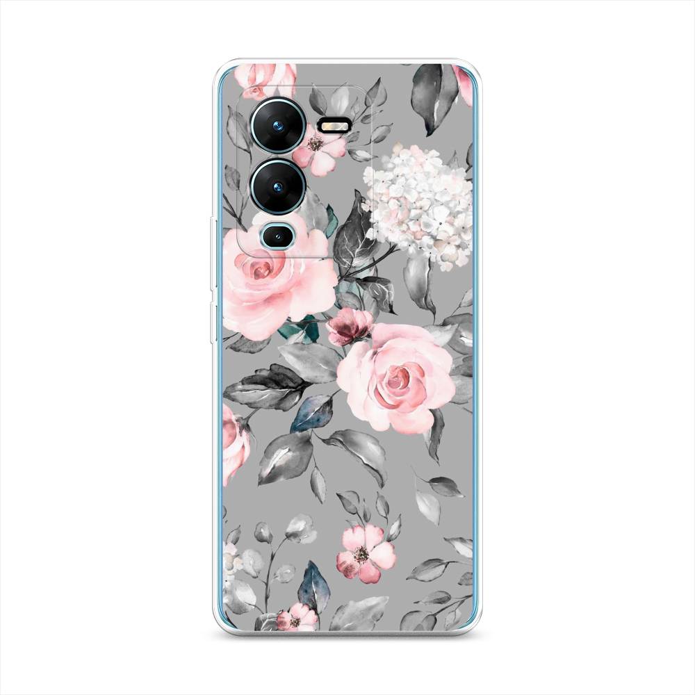 

Чехол Awog "Розы на сером" для Vivo V25 Pro 5G, 267450-8