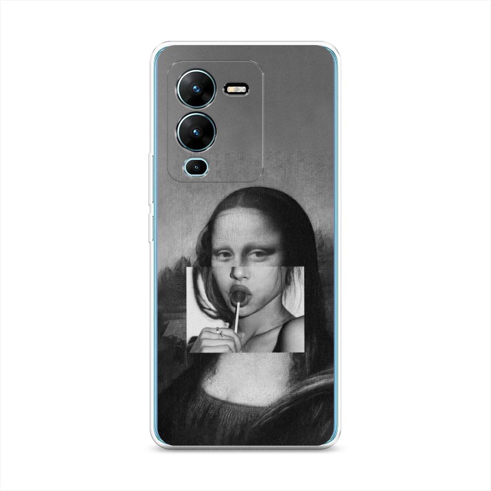 Чехол Awog  на Vivo V25 Pro 5G Mona Lisa sucking lollipop