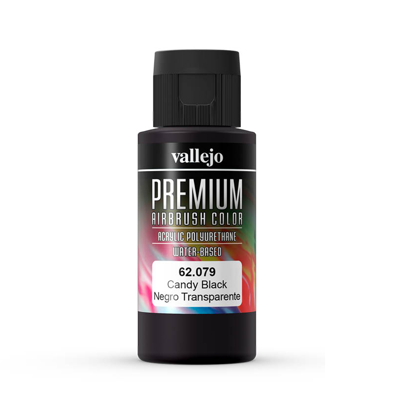 

Краска акрил-уретановая Vallejo Premium Color черный Candy 62079