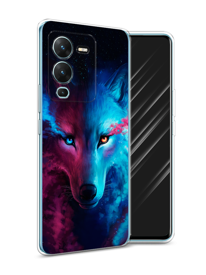 

Силиконовый чехол Awog "Волшебный волк" для Vivo V25 Pro 5G, Разноцветный, 267450-1