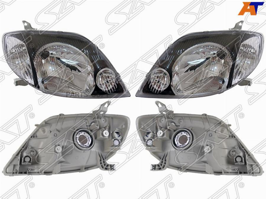 

Sat Фара Toyota Corolla 00-02 Lh+Rh Комплект Черные (Евросвет)