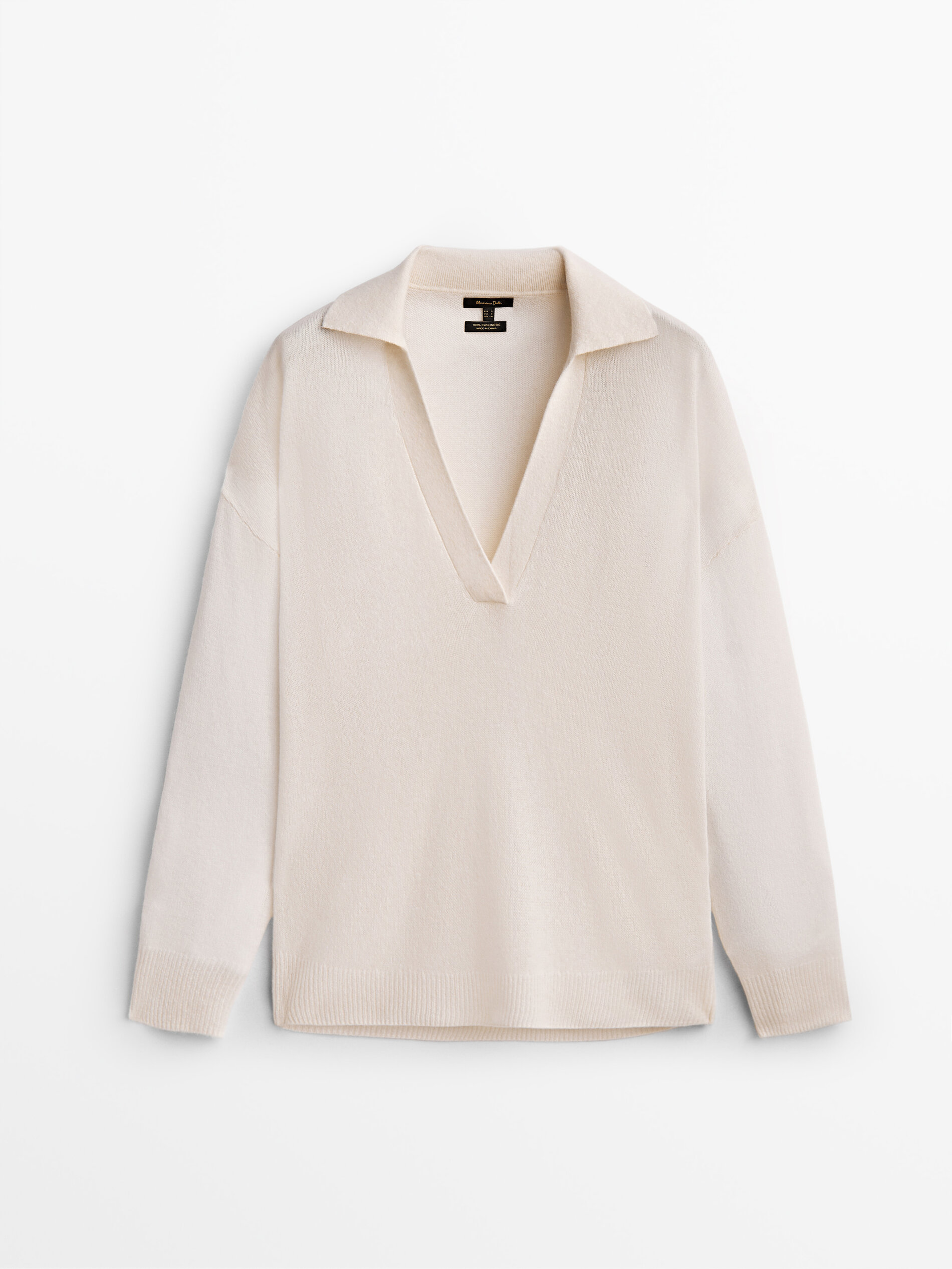 

Пуловер женский Massimo Dutti 05623621712 белый M, 05623621712