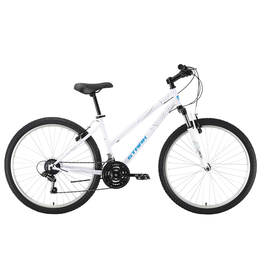Женский горный велосипед Stark'22 Luna 26.1 V Steel белый/голубой рама XS(14.5