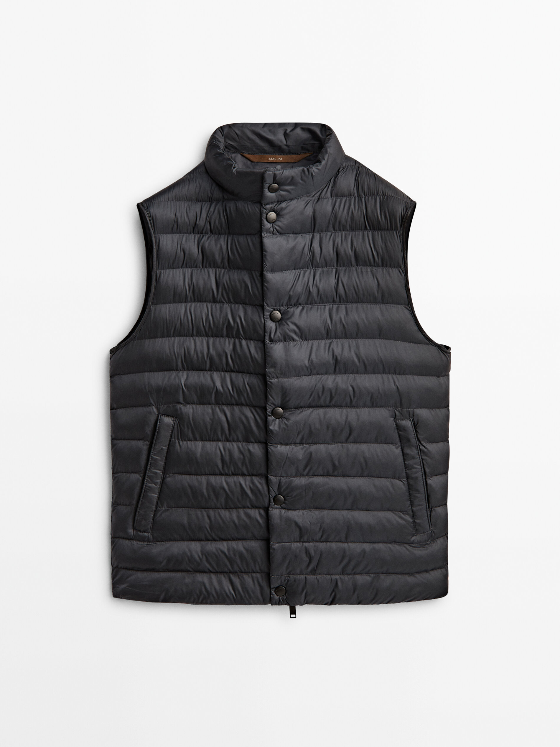 

Утепленный жилет мужской Massimo Dutti 03401230401 синий 2XL, 03401230401