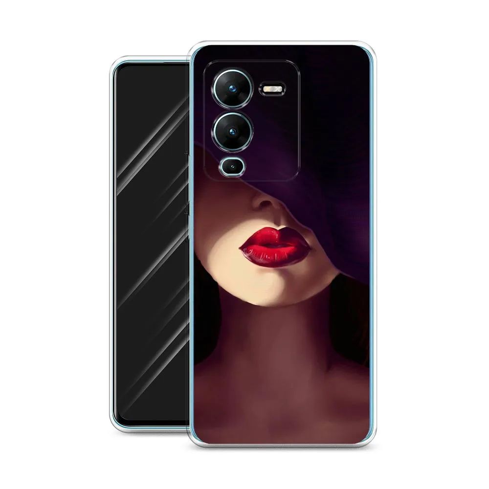 

Чехол Awog на Vivo V25 Pro 5G "Красные губы", Разноцветный, 267450-7