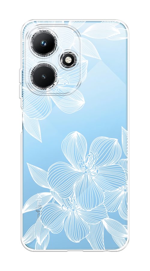 

Чехол на Infinix Hot 30i "Крокус", Белый;прозрачный, 3104150-1