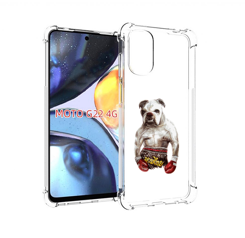 

Чехол MyPads боксер для Motorola Moto G22 4G, Прозрачный, Tocco