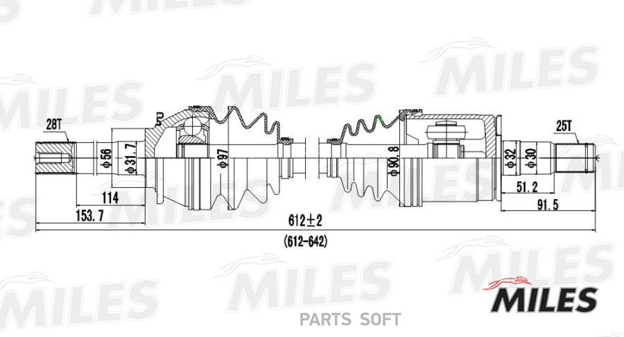 

Привод в сборе mitsubishi pajero ii/sport/l200 iii 2.4-3.5 90-09 пер. лев.