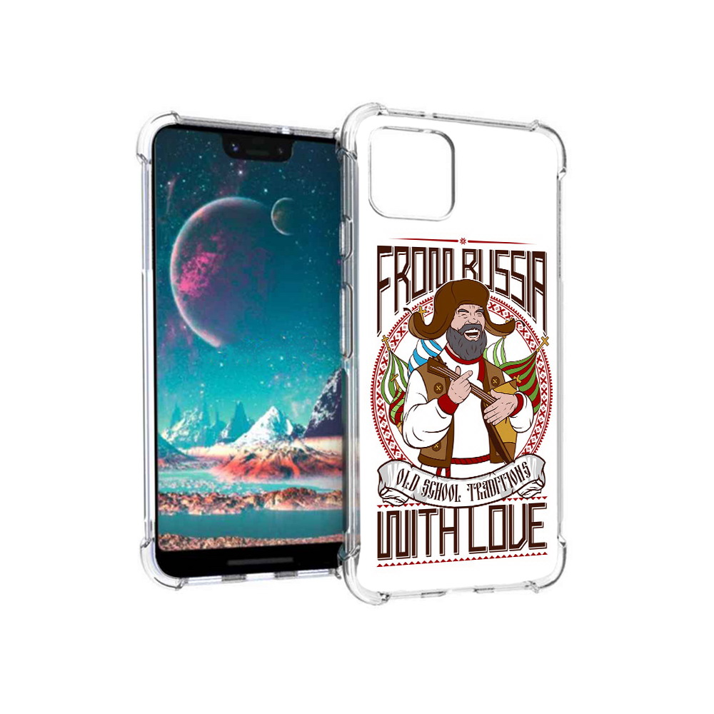 Чехол MyPads Tocco для Google Pixel 4 русский мужчина