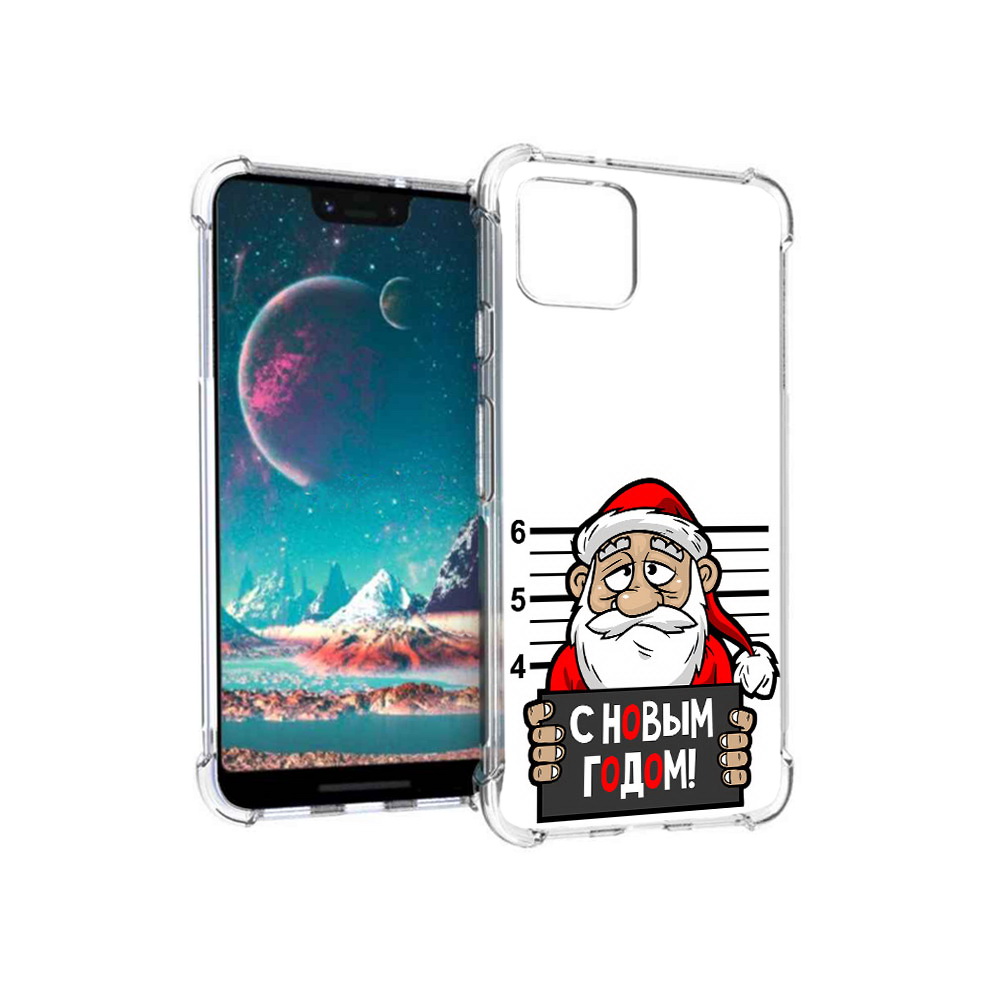 Чехол MyPads Tocco для Google Pixel 4 ДМ с новым годом заключенный