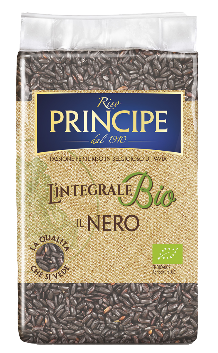 

Органический среднезерновой чёрный рис Nero, 500 г, Riso Principe