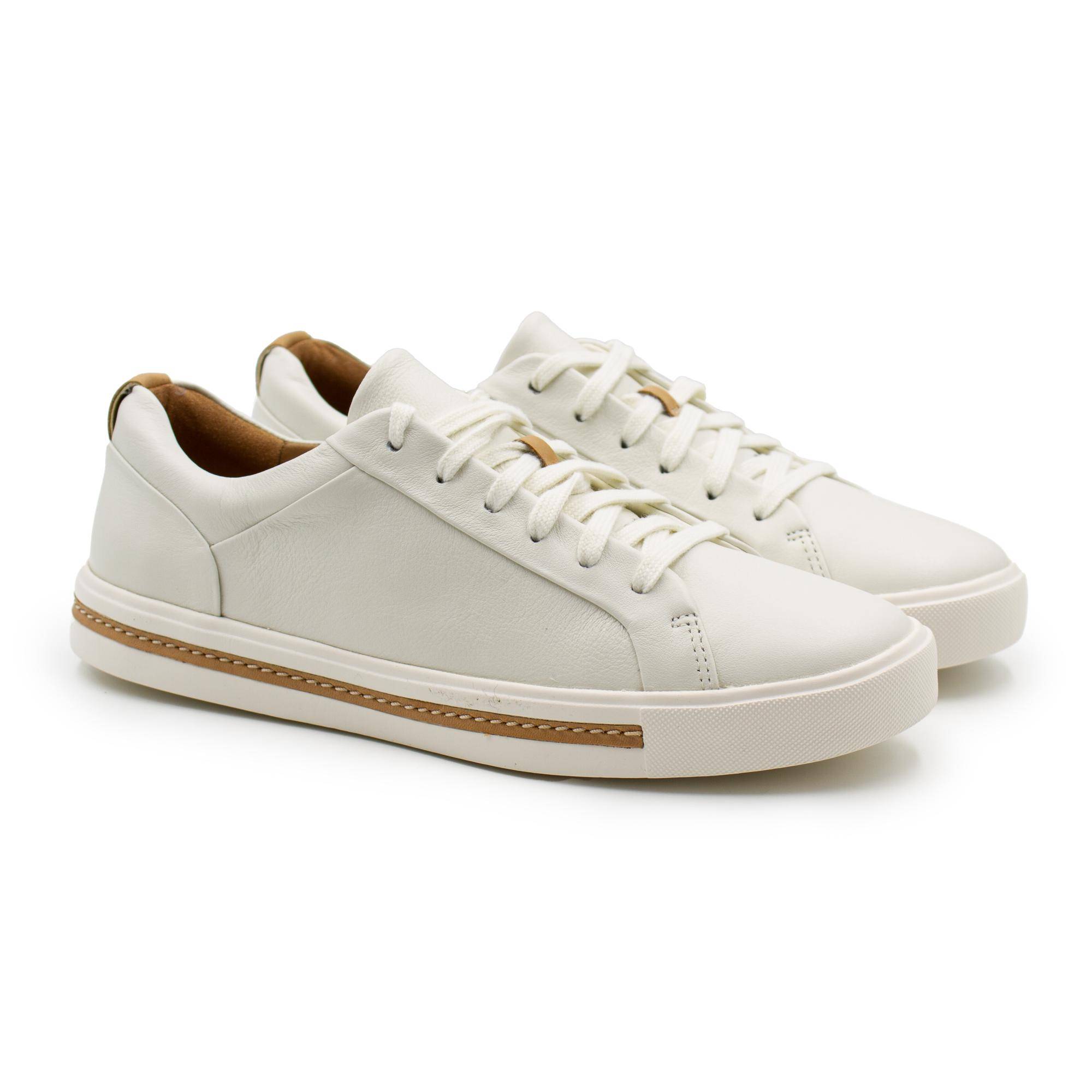 

Кеды женские Clarks Un Maui Lace 26140168 белые 41.5 EU, Un Maui Lace 26140168