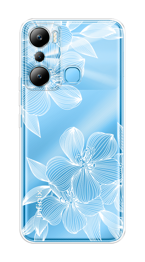 

Чехол на Infinix HOT 20i "Крокус", Белый;прозрачный, 3102950-1
