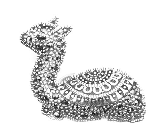 

Брошь из серебра с марказитом Марказит HB0741-mr, HB0741-mr