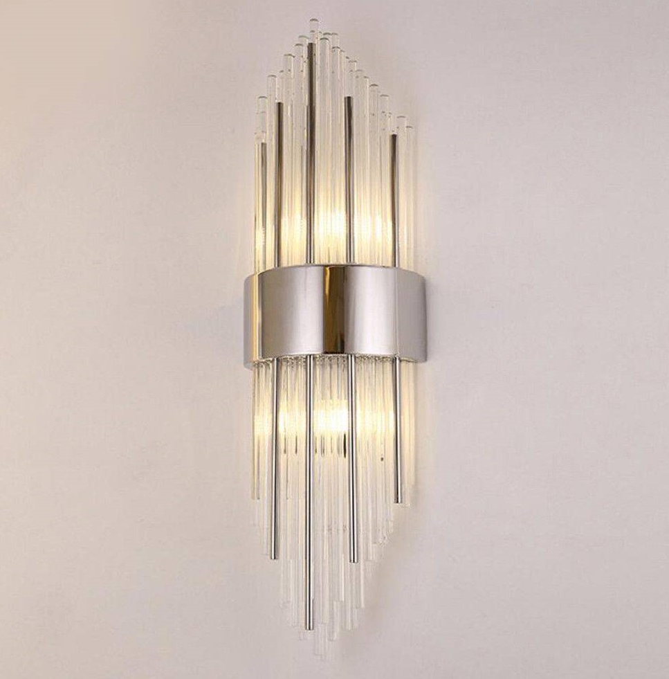 Бра Свет Luxury 1034-1 CH W20B18H50 2хЕ14х60W