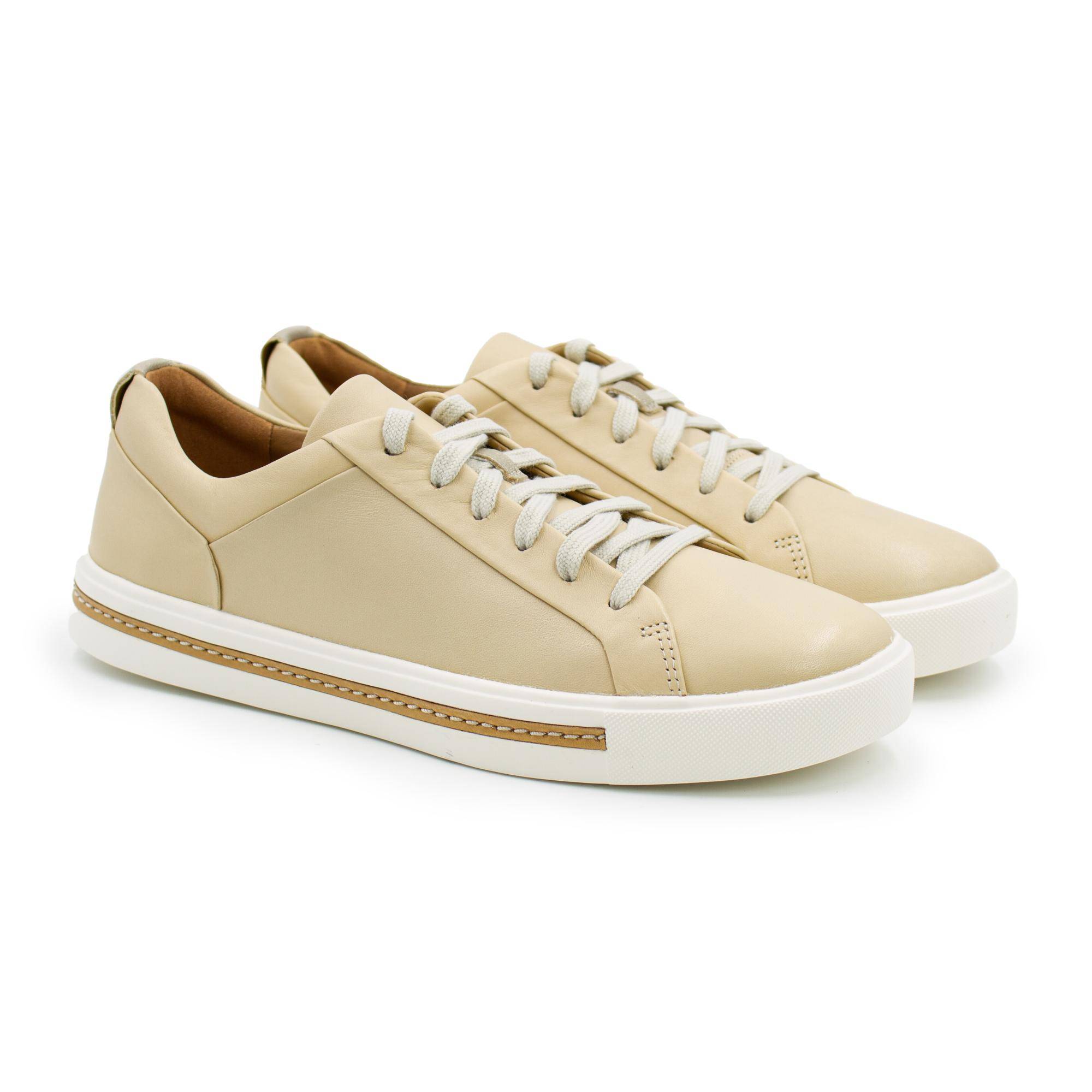 

Кеды женские Clarks Un Maui Lace 26165526 бежевые 39.5 EU, Un Maui Lace 26165526