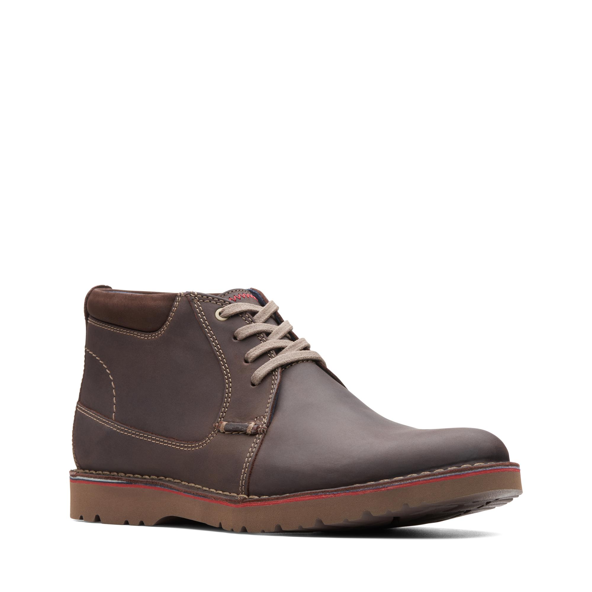 

Ботинки мужские Clarks Vargo Mid 26138395 коричневые 42 EU, Vargo Mid 26138395