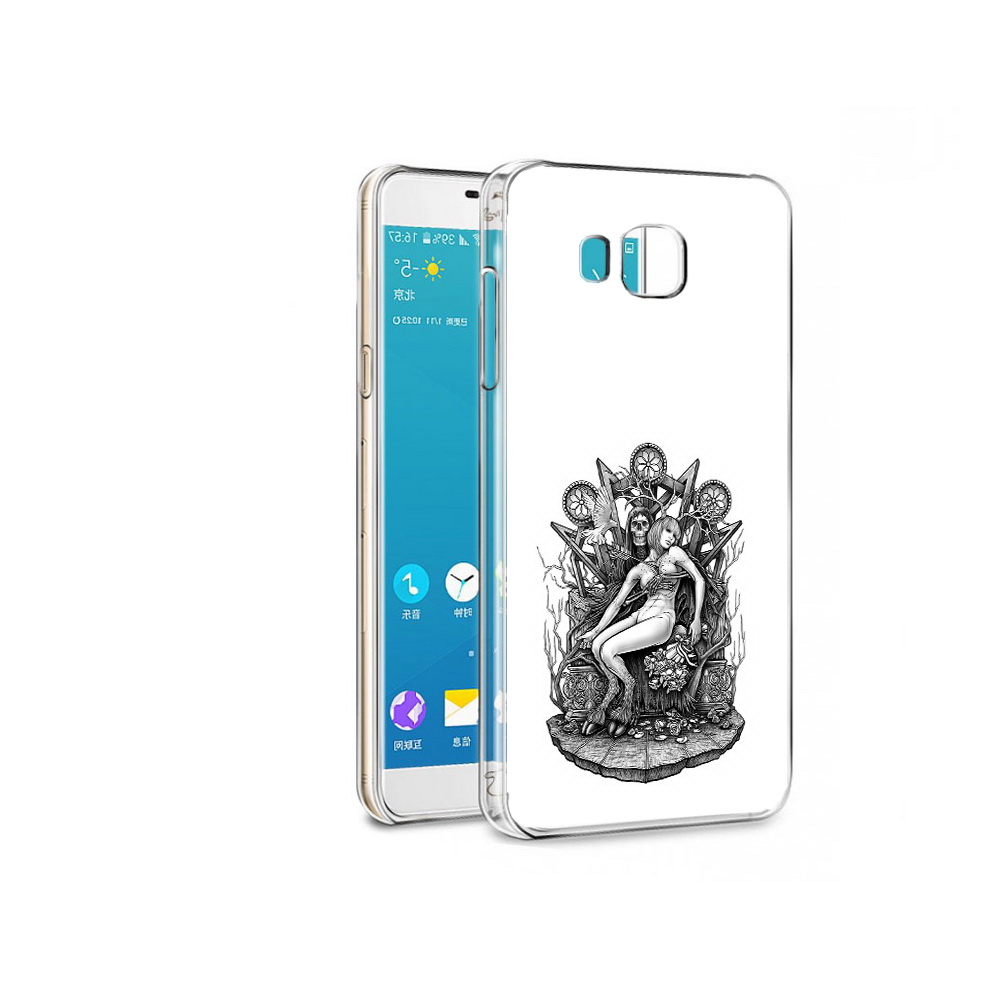 

Чехол MyPads Tocco для Samsung Galaxy C7 девушка на троне (PT38867.551.309), Прозрачный, Tocco