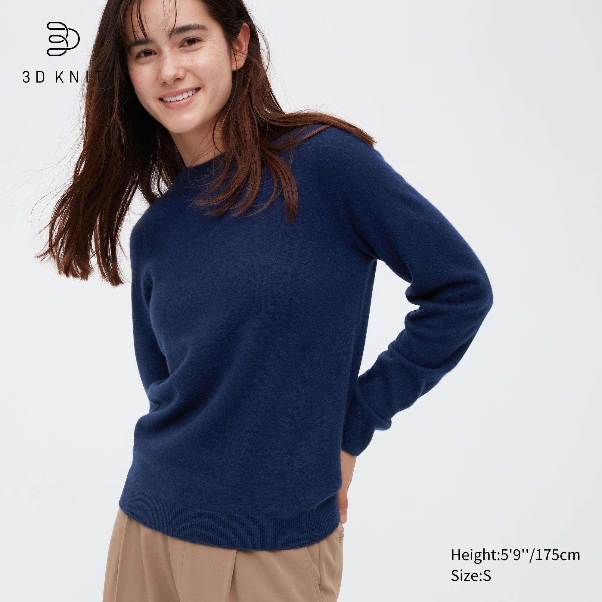

Джемпер женский UNIQLO 450635COL66 синий M (доставка из-за рубежа), 450635COL66