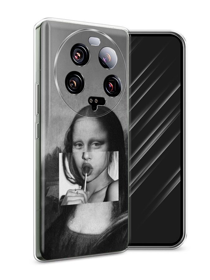 

Чехол Awog на Xiaomi 13 ultra "Mona Lisa sucking lollipop", Серый, 318650-9