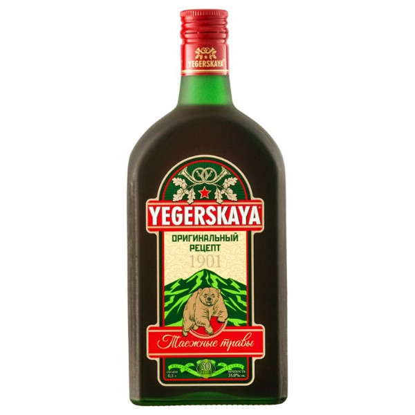 

Настойка Егерская таежные травы полусладкая 35% 0,5л