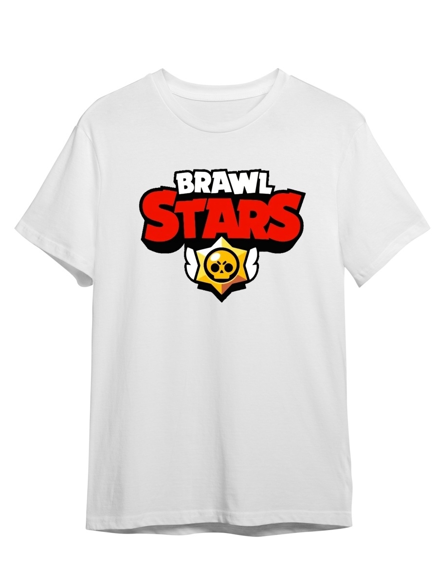 фото Футболка унисекс сувенирshop игра "brawl stars / бравл старс" 6 белая xl (50-52)