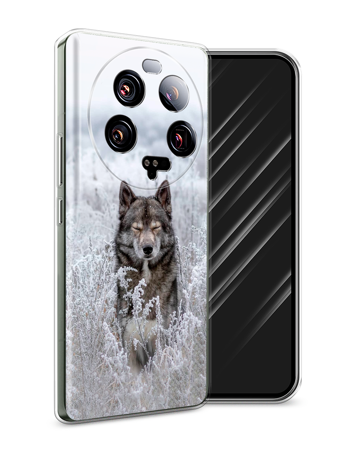 

Чехол Awog на Xiaomi 13 ultra "Волк в поле", Белый;черный, 318650-1