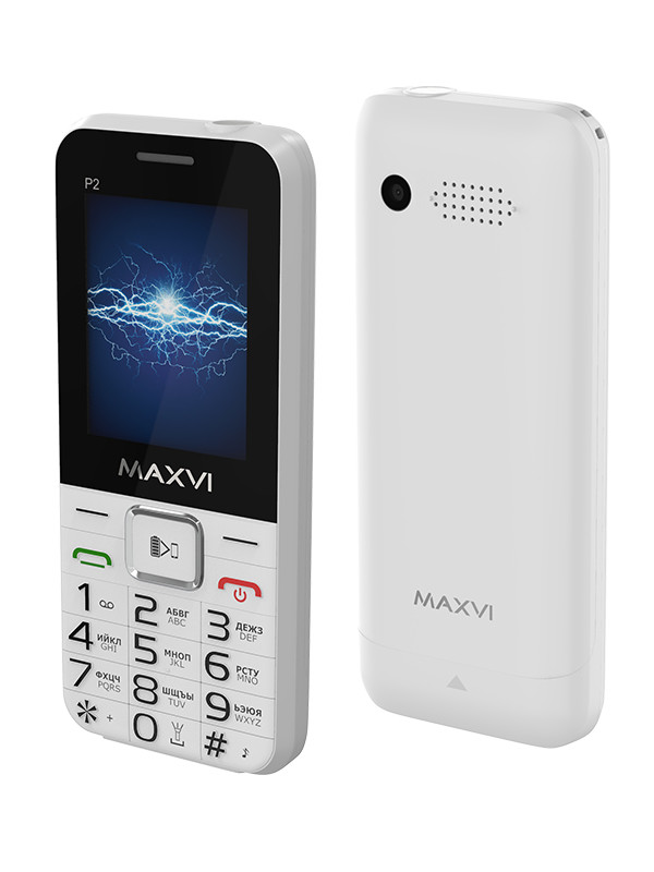 фото Сотовый телефон maxvi p2 white