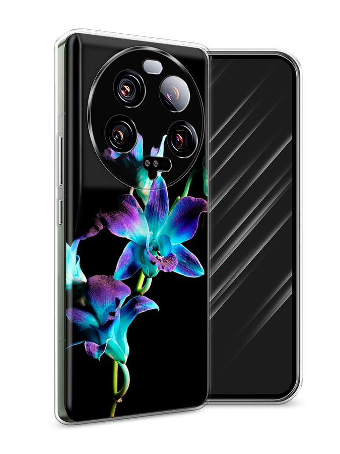 

Чехол Awog на Xiaomi 13 ultra "Синий цветок на черном", Черный;голубой;синий, 318650-8