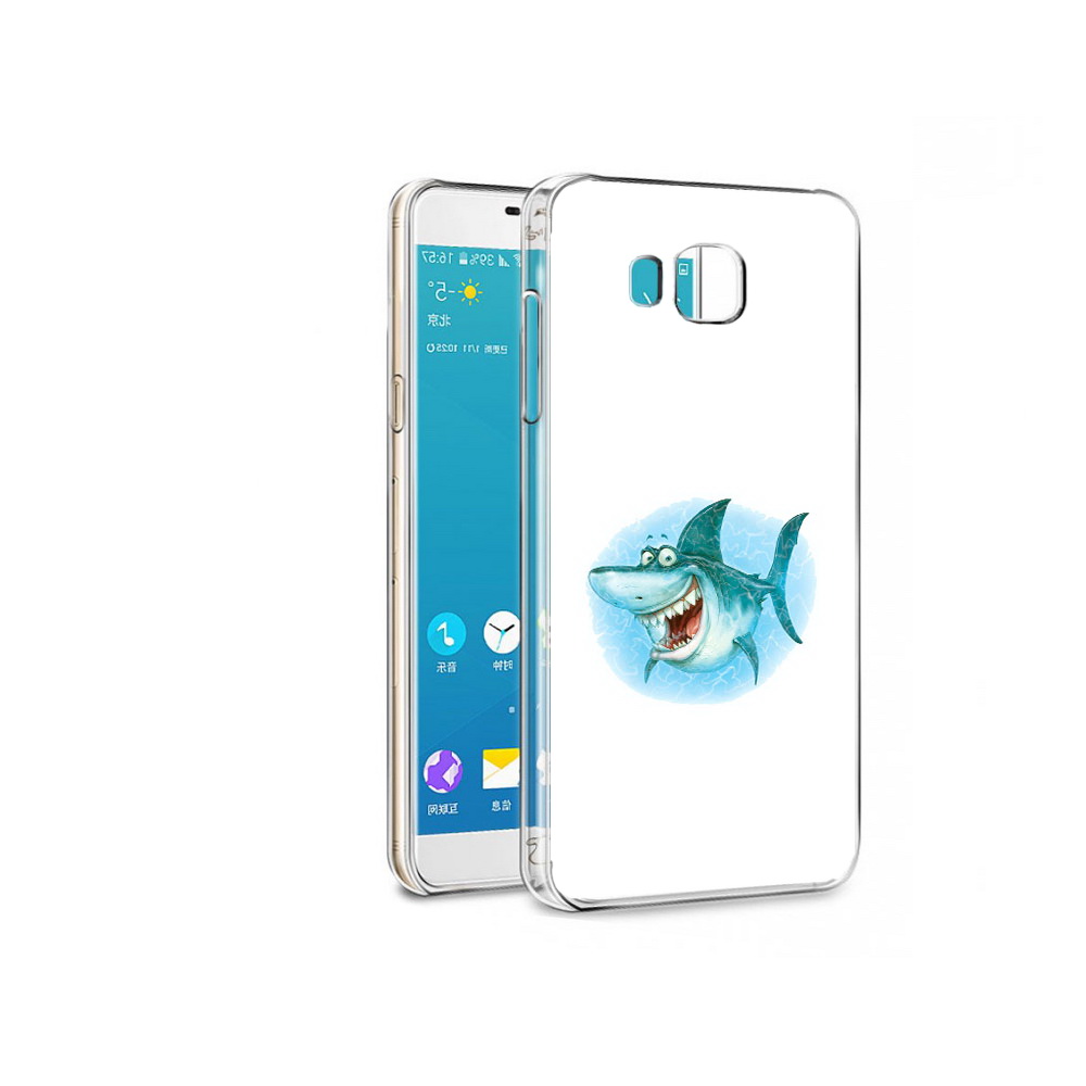

Чехол MyPads Tocco для Samsung Galaxy C7 веселая акула (PT38867.551.261), Прозрачный, Tocco