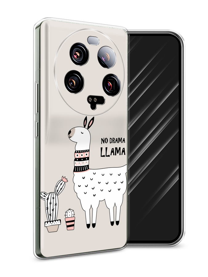 

Чехол Awog на Xiaomi 13 ultra "No drama LLama", Бежевый;серый;белый, 318650-2